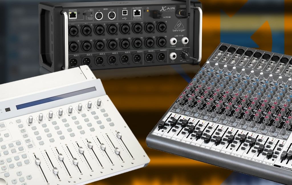 Todo sobre mixers y superficies de control