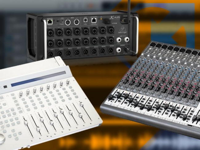 Todo sobre mixers y superficies de control