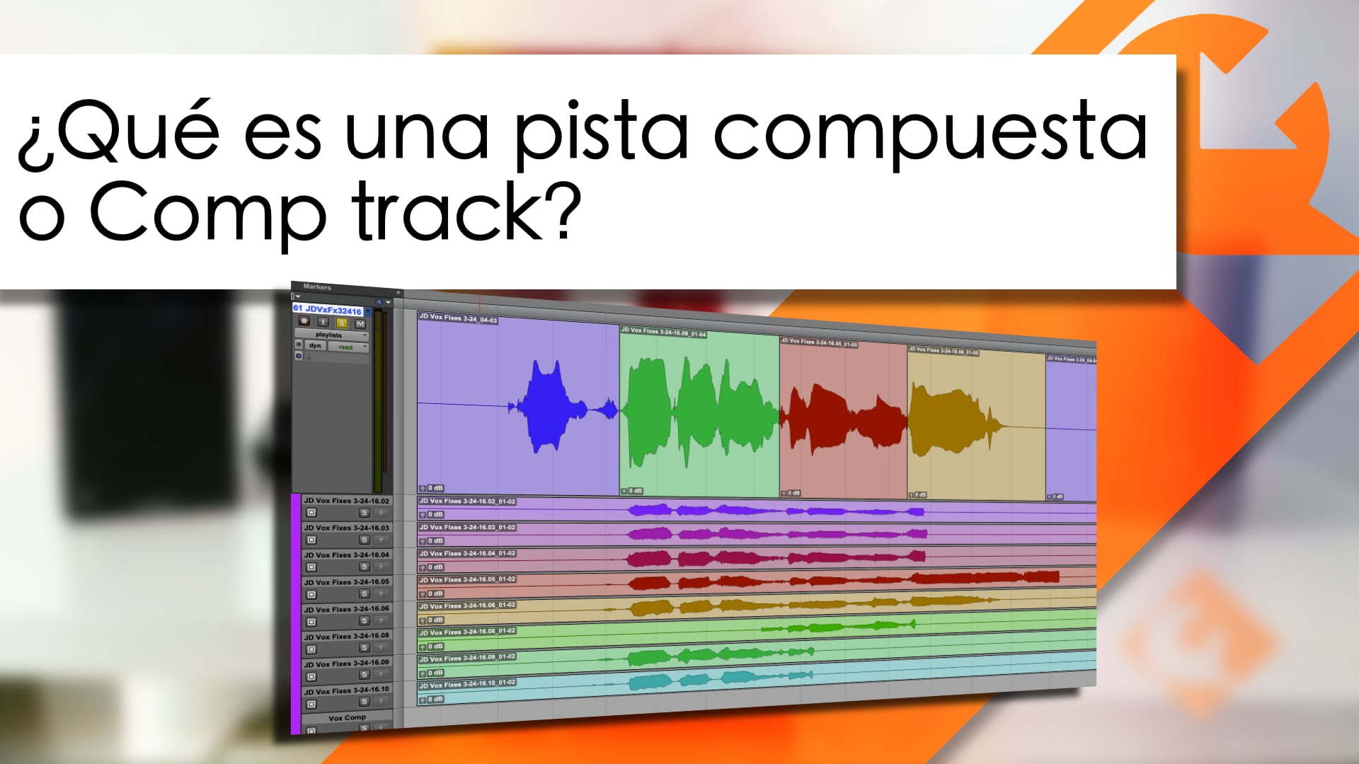 ¿Qué es una pista compuesta o Comp track?